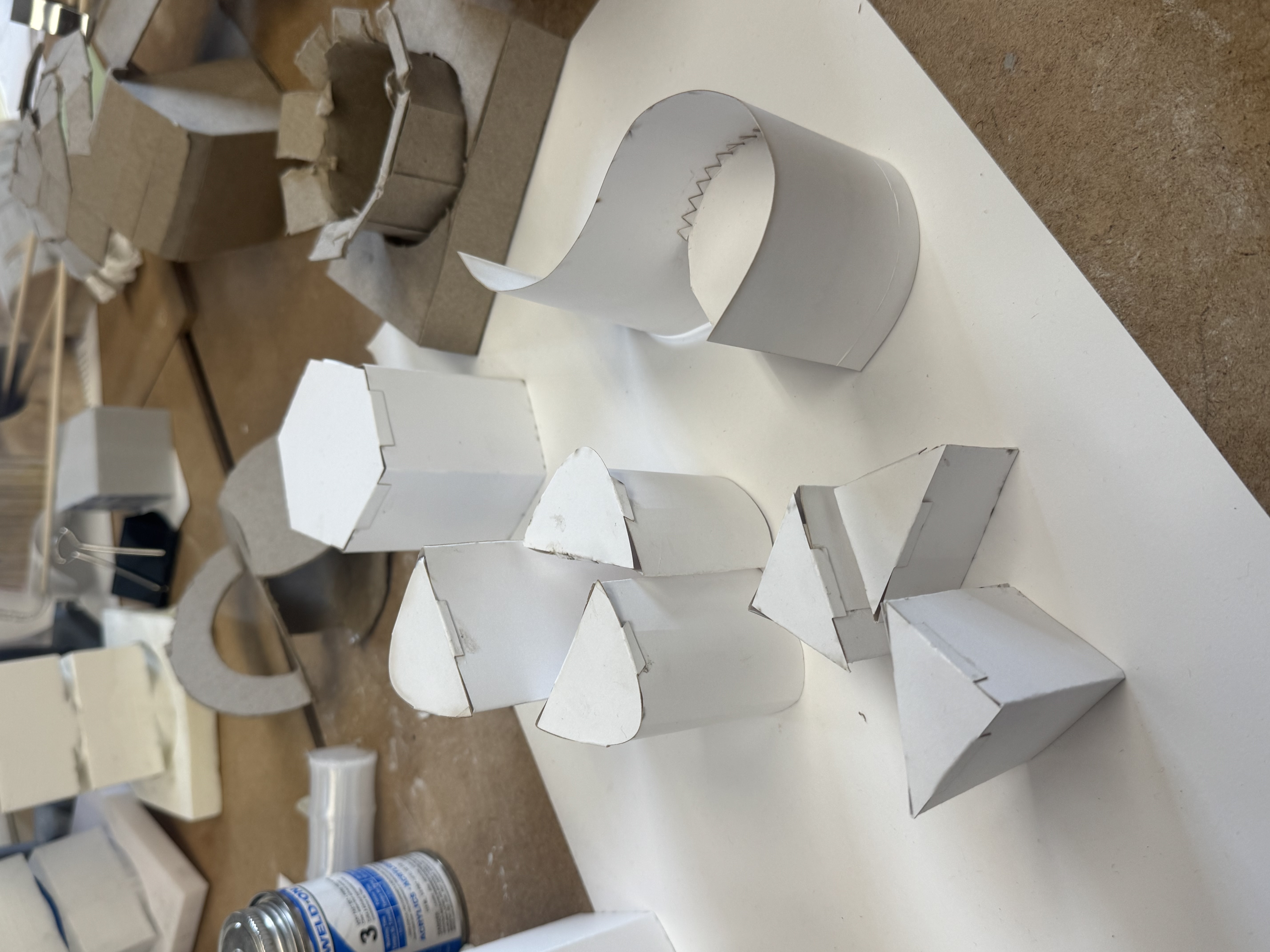 Workshop build — team constructing curved wooden structure